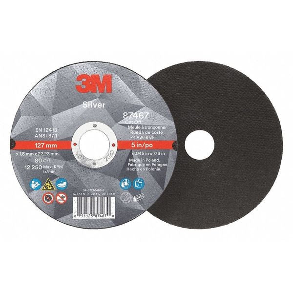 Abrasive Cut-Off Wheel, 100 Grit, 5