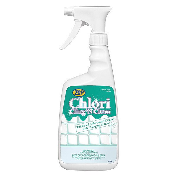 Liquid 1 qt. Mildew Stain Remover, Trigger Spray Bottle, 12 PK