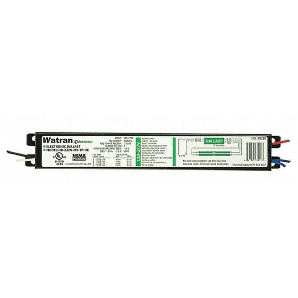 Electronic Ballast, Input Watts 55