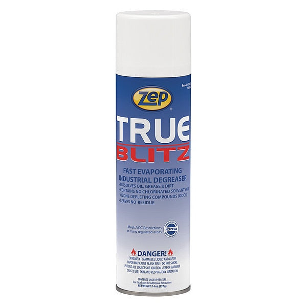 Liquid 14 oz. True Blitz Industrial Degreaser, Aerosol Can 12 PK