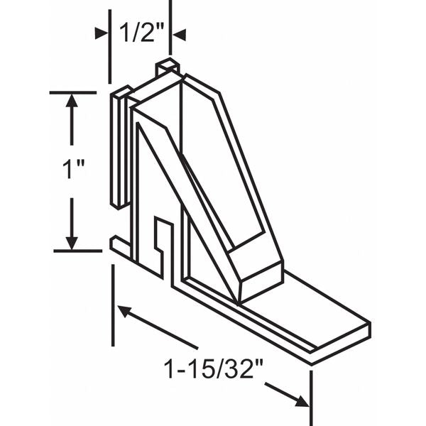 Tube Balance Shoe, Sprial, 1-15/32
