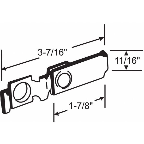 Pivot Bracket, Steel, Plated