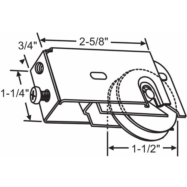 Roller Assembly 3-3/8