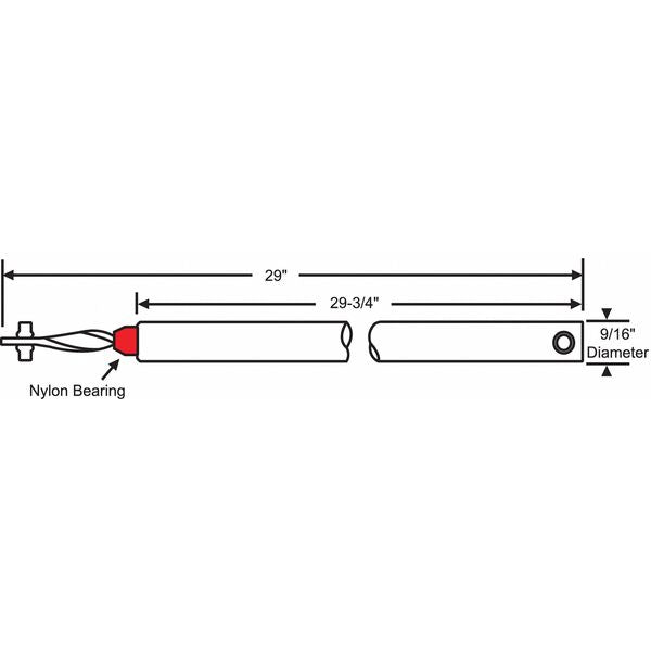 Tube Balance, Non-Tilt Window, 29-3/4