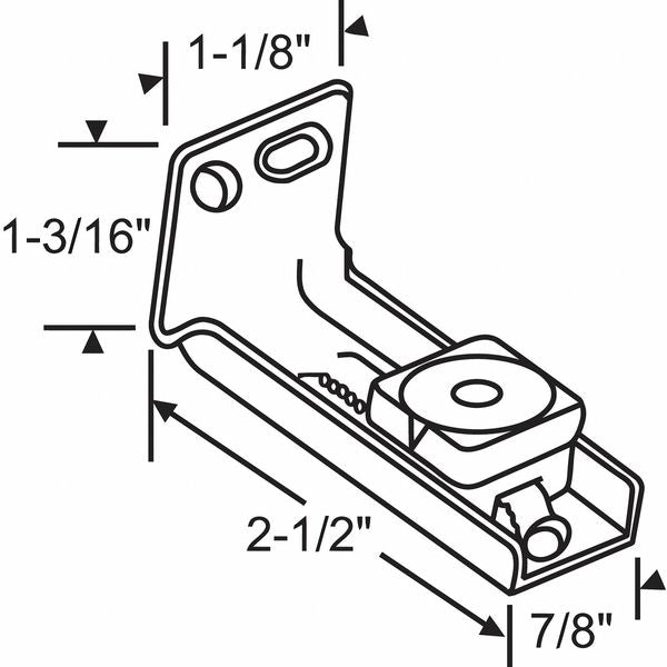 Pivot Bracket, Steel, Plated