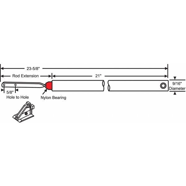 Tube Balance, Bearing, 23-5/8
