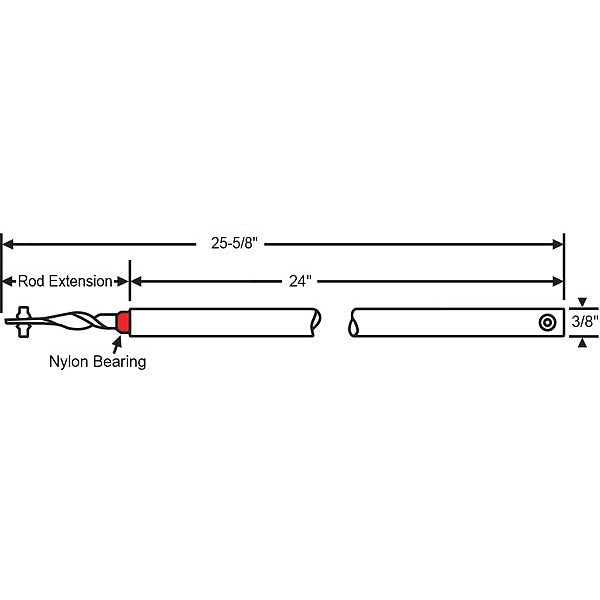 Tube Balance, Bearing, 24-5/8
