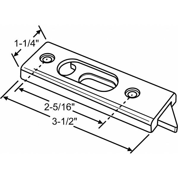 Tilt Slide Latch, Tilt Window, 3-1/2