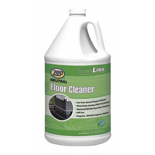 Floor Cleaner, Liquid, 1 gal., Bottle, PK4