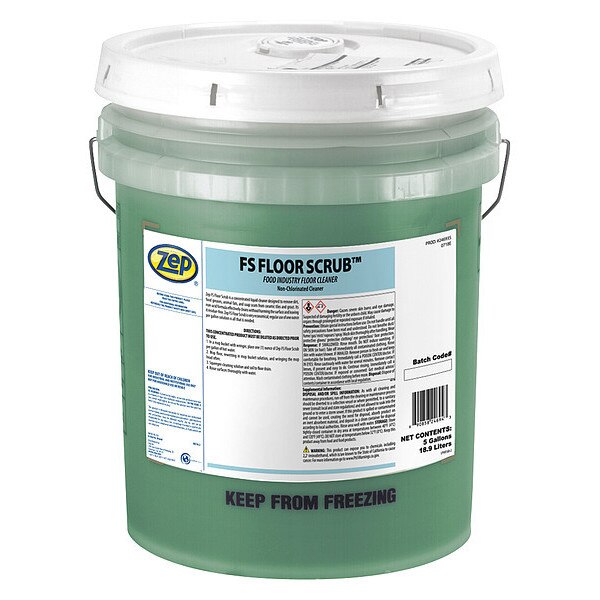 Floor Cleaner, Liquid, 5 gal., Pail