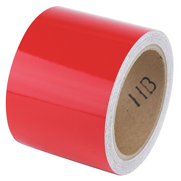 Reflective Marking Tape, Solid, Red, 3