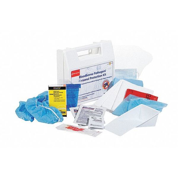 Bloodborne Pathogen Kit, Plastic Case