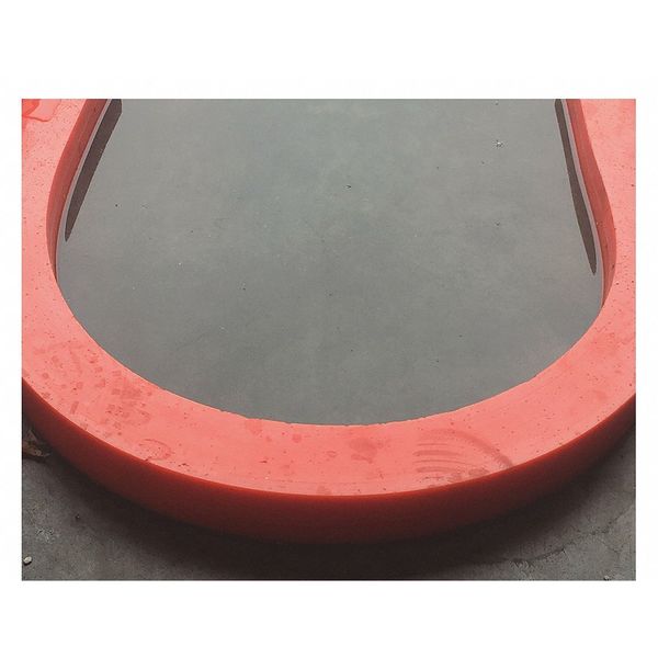 Portable Flood Dam, Polyurethane, 4 ft. L