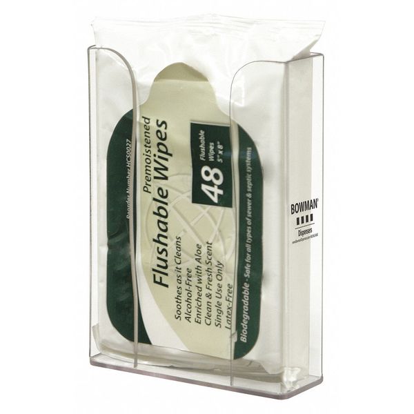 Wipe Dispenser, 1 Compartments, Clear