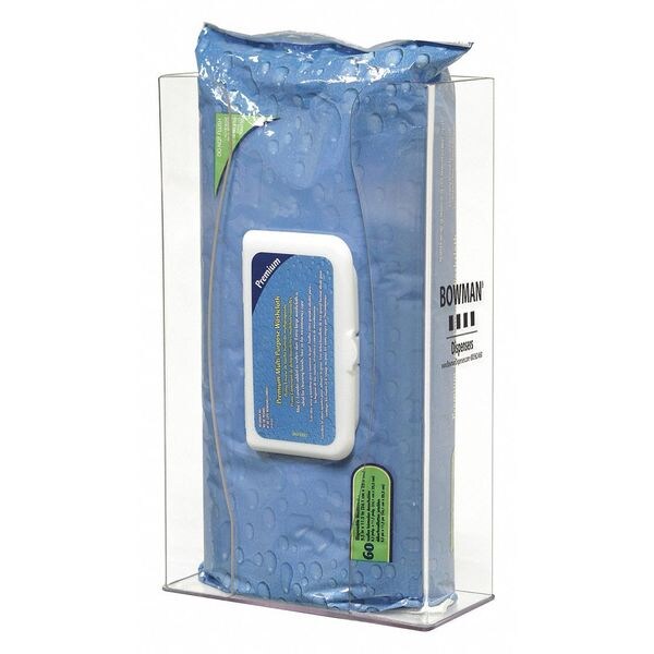Wipe Dispenser, 1 Compartments, Clear