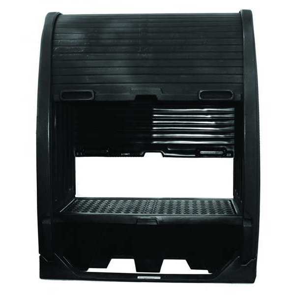 Drum Spill Containment/Drain, 61in.W, Blk.