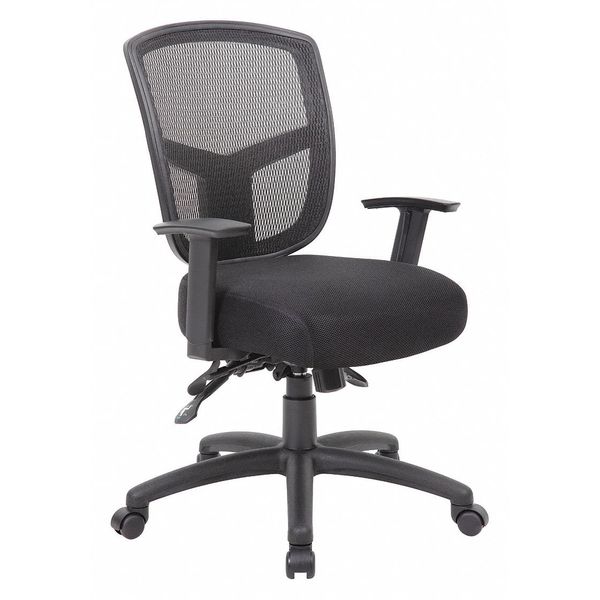Mesh Task Chair, 22 1/2-, Adjustable, Black