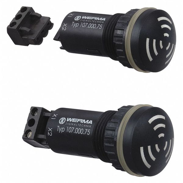Audible Alarm, 28 mm, 115 to 230V AC/DC