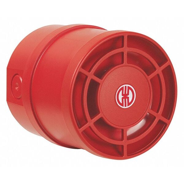 Multi-Tone Sounder, 9 to 28VDC, Red, IP65