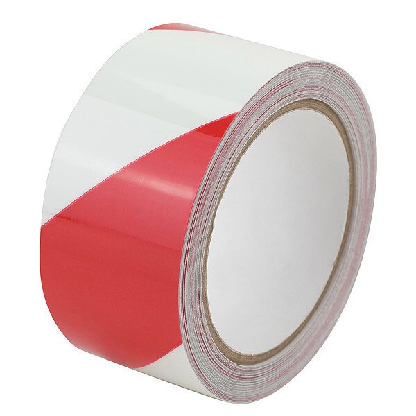 Marking Tape, Striped, Ivory Green/Red, 2