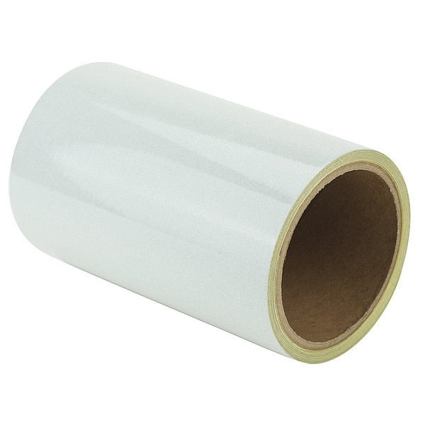 Reflective Marking Tape, Solid, White, 6