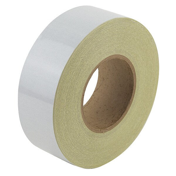 Reflective Marking Tape, Solid, White, 2