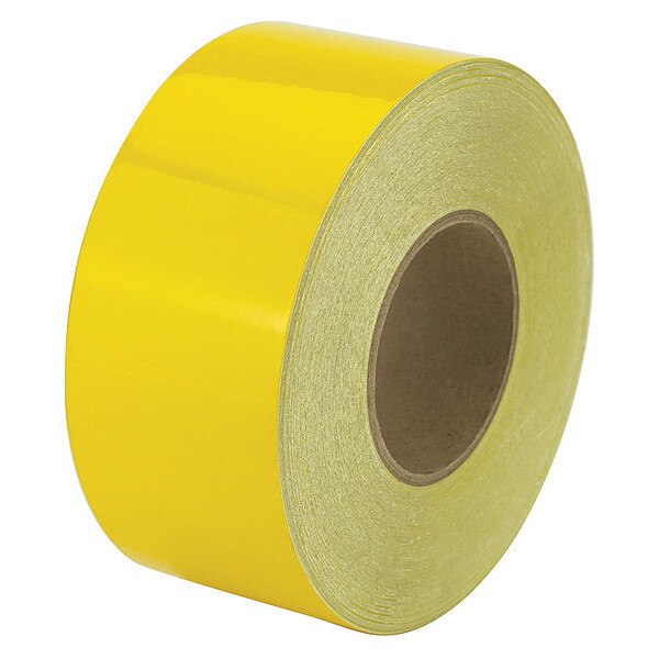 Reflective Marking Tape, Solid, Yellow, 3
