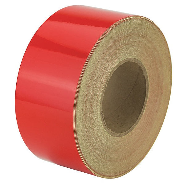 Reflective Marking Tape, Solid, Red, 3