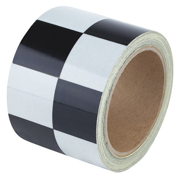 Marking Tape, Checkered, Black/White, 3