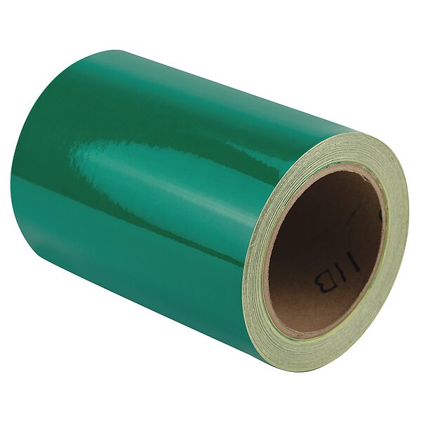 Reflective Marking Tape, Solid, Green, 6