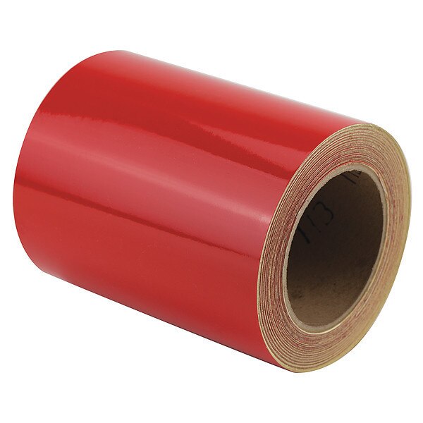 Reflective Marking Tape, Solid, Red, 6