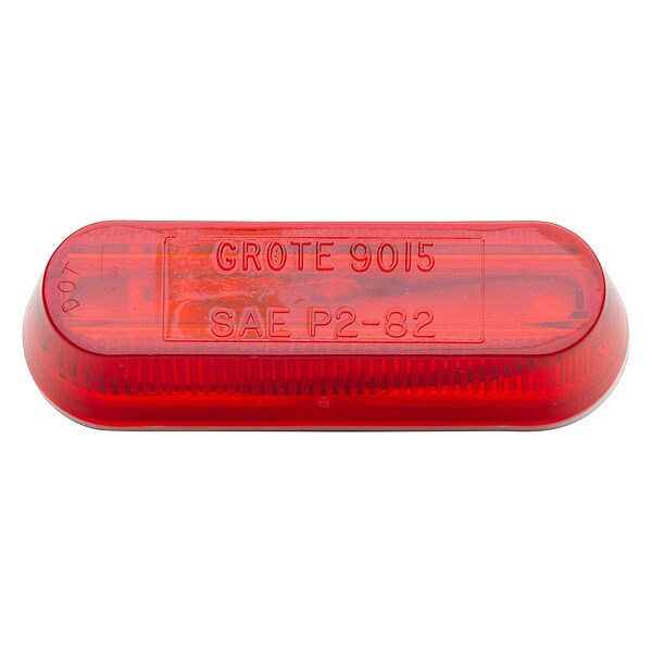 Marker Lamp, Thin-Line, Single Bulb, Red