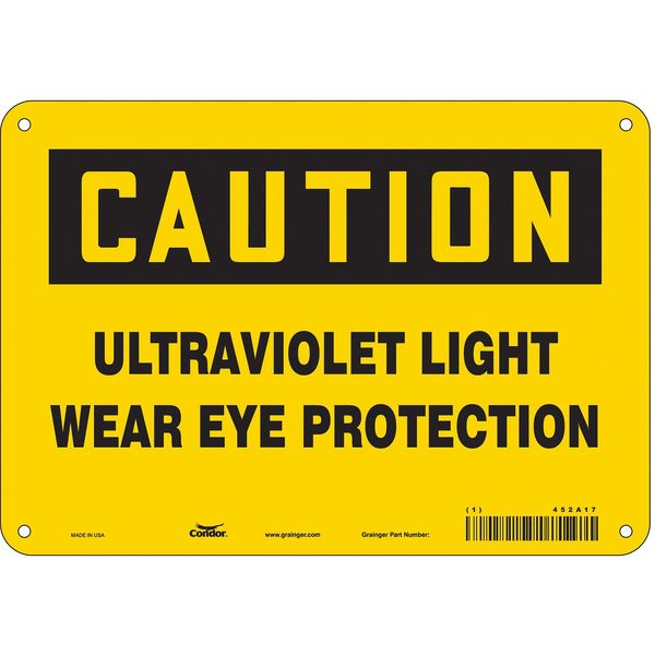 Radiation Safety Sign, Aluminum, 7