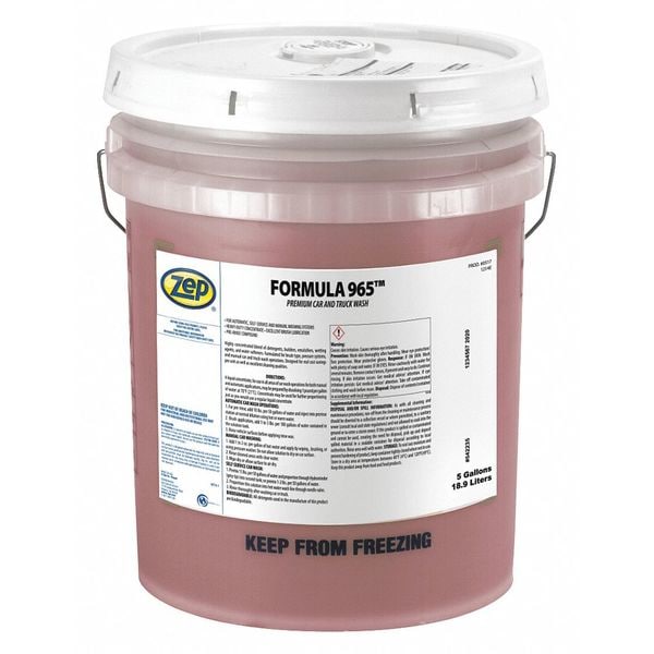 35 lb. Heavy-Duty Powdered Car and Truck Wash Pail, Pink, Formula 965