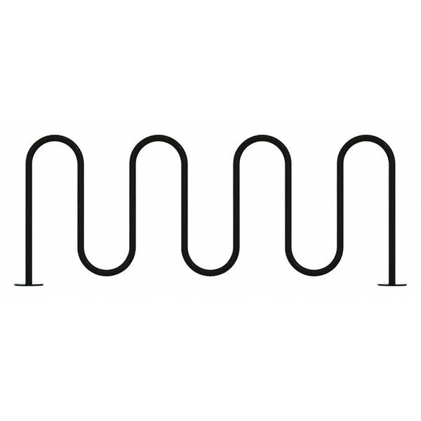 Bike Rack, Black, 36