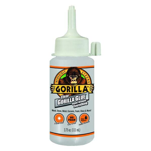 Glue, Clear, 24 hr Full Cure, 3.75 oz, Bottle