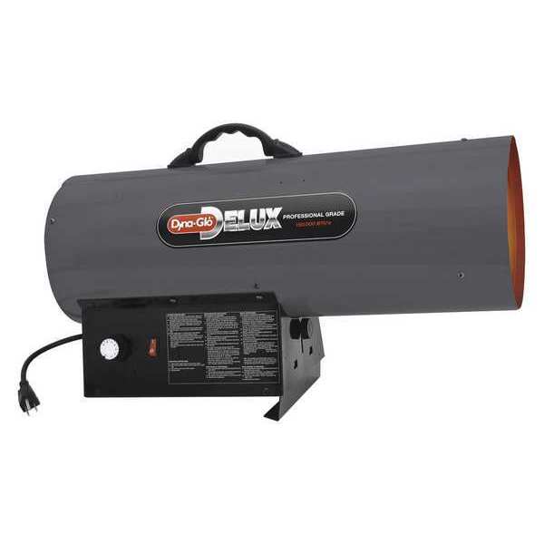 Forced Air Portable Gas Heater, Natural Gas, 150,000 BtuH, 435 cfm