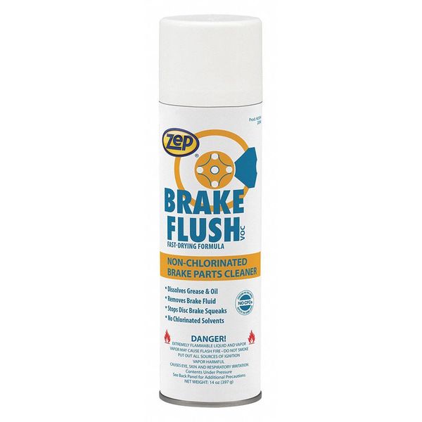 14 Oz. Non-Chlorinated Brake Parts Cleaner Bottle, Clear, Aerosol