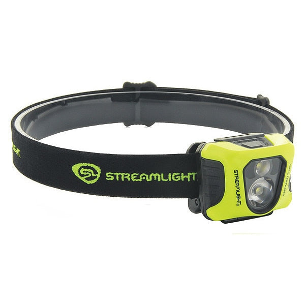 Headlamp, 200/75/25 lm, Yellow Body, LED