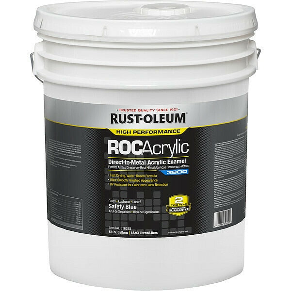 Acrylic Enamel Coating, Safety Blue, 5 gal