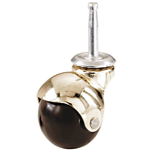Stem Caster, 80 lb. Load, Black Wheel