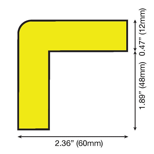 Corner Guard, Dome Shape, 1-43/64