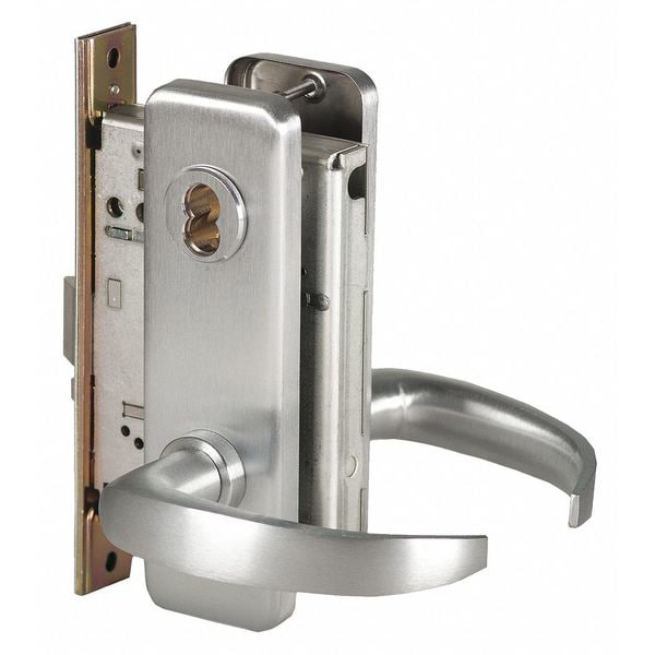 Door Lever Lockset, Mechanical, Storeroom