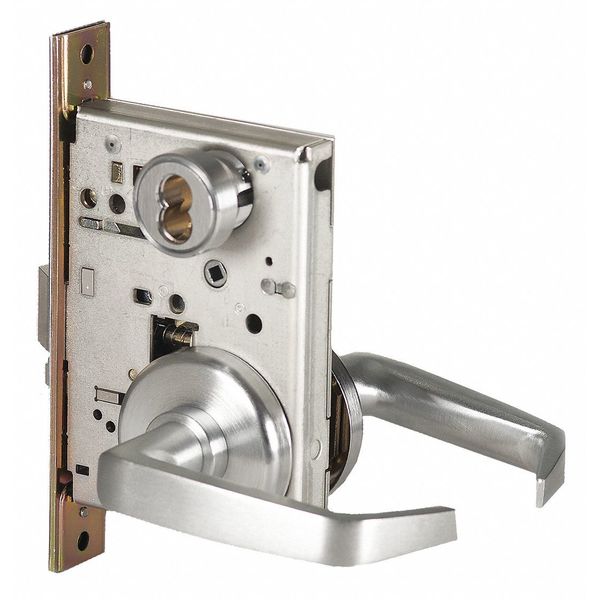 Door Lever Lockset, Mechanical, Storeroom