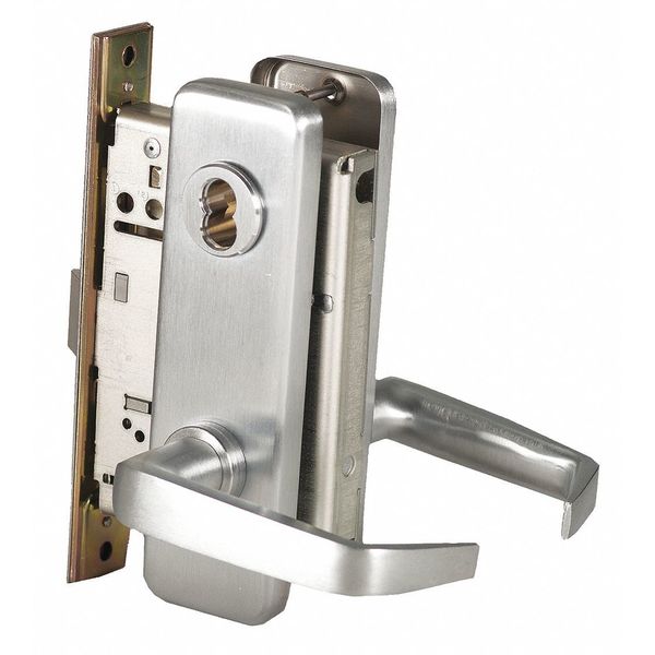 Door Lever Lockset, Mechanical, Classroom