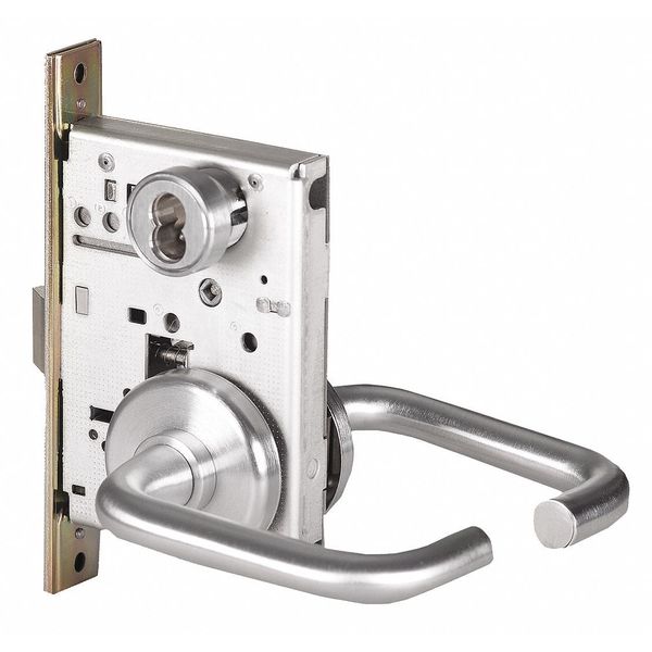 Door Lever Lockset, Mechanical, Dormitory