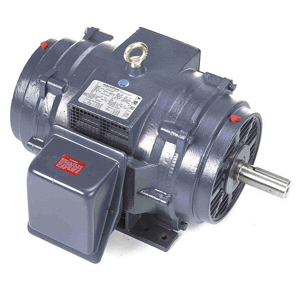 3-Phase General Purpose Motor, 25 HP, 256T Frame, 230/460V AC Voltage, 3,556 Nameplate RPM