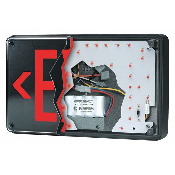 Ext Sgn, Alum, Blk, 13 7/8in, 2W