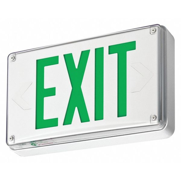 Ext Sgn, Alum, Whte, 13 7/8in, 2W