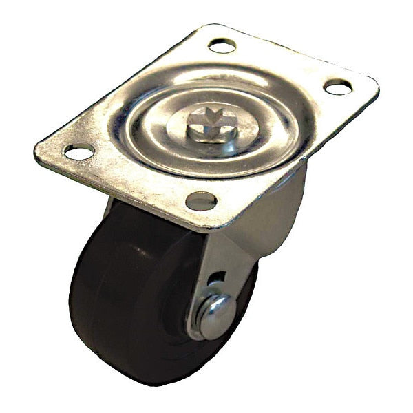 Plate Caster, 175 lb. Ld Rating, Swivel